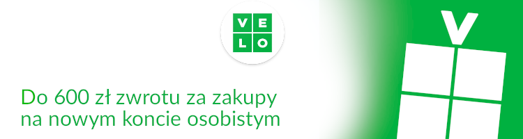 Promocja bankowa od banku VeloBank - Całkiem pokaźne 600 zł 