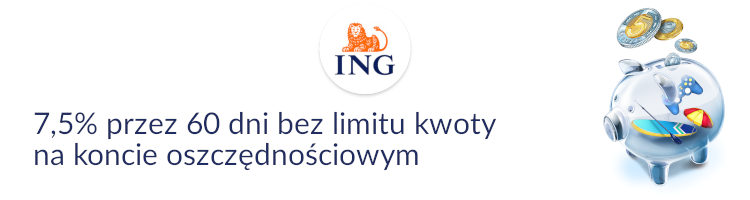 Promocja bankowa od banku PKO Bank Polski - 7,5 % na oszczędnościach w PKO BP