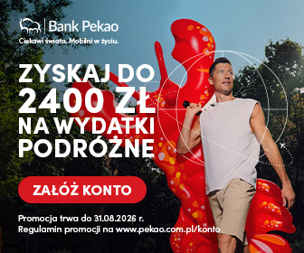 Baner promocyjny banku Bank Pekao