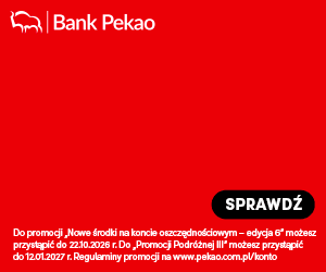 Baner promocyjny banku Bank Pekao